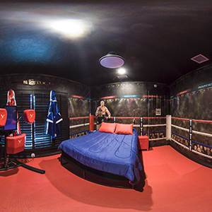 sleep in a boxing ring