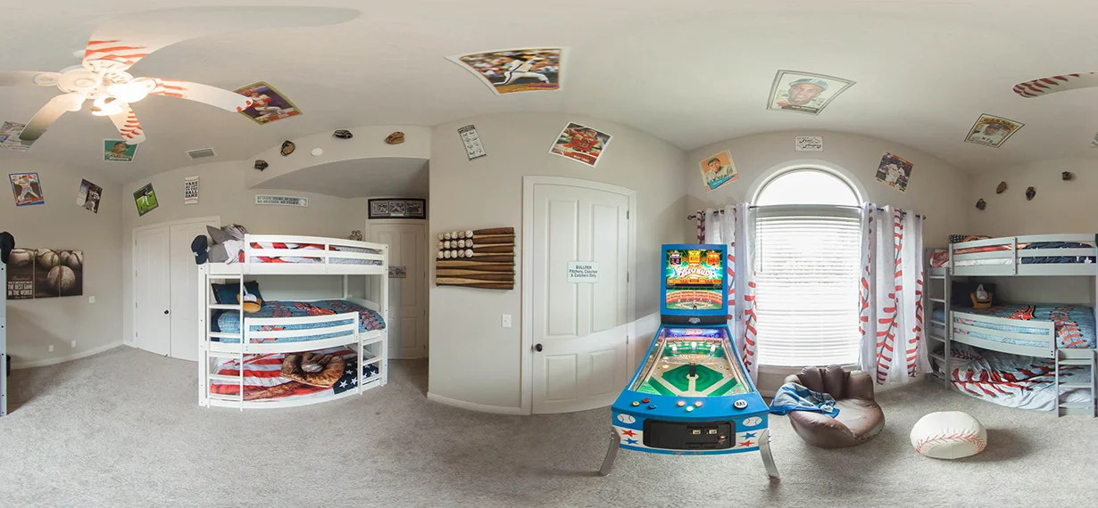 Baseball themed arcade game